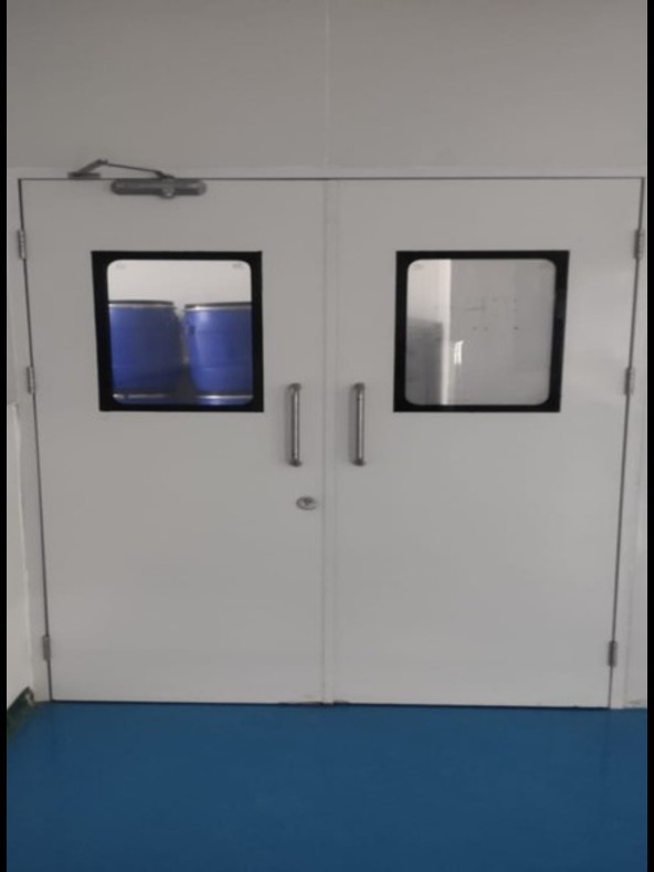 Steel Glass Cleanroom Door